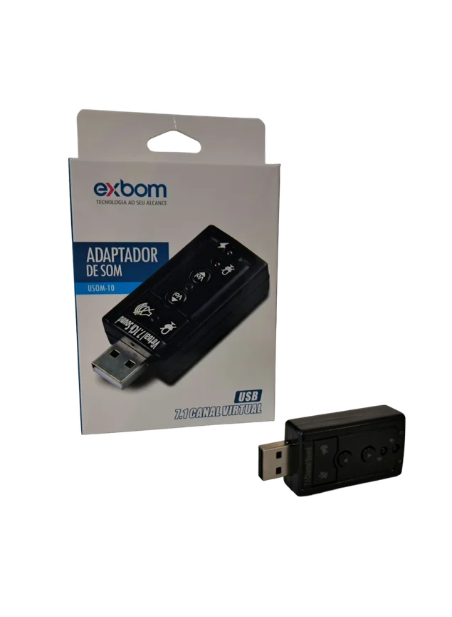 Adaptador de som exbom 