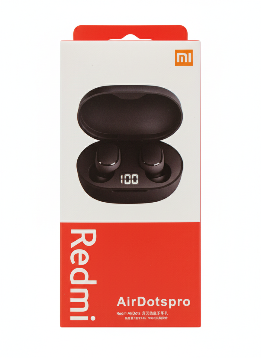 Fone de Ouvido Bluetooth Redmi AirDots Pro TWS com Case de Carregamento Digital
