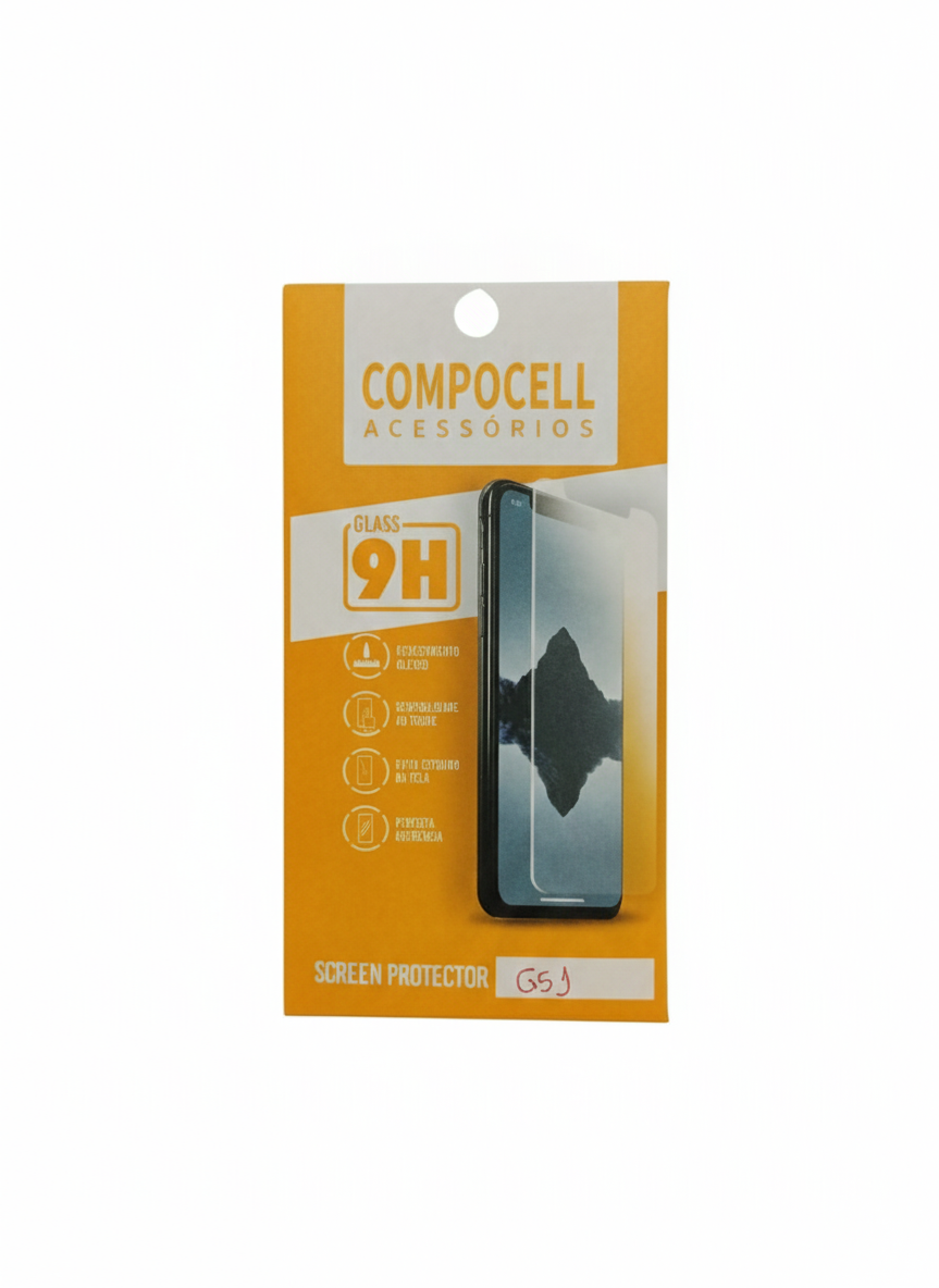 Película de Vidro Temperado Compocell Glass 9H Premium – Para Moto G51