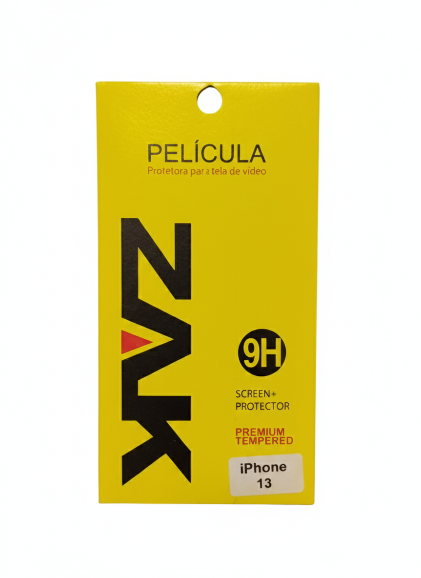 Película de Vidro Temperado ZAK Premium Tempered 9H – Para iPhone 13
