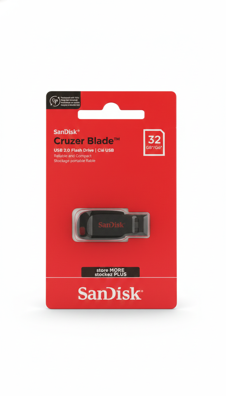 Pendrive SanDisk Cruzer Blade 32GB USB 2.0